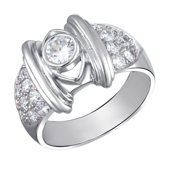 Серебряное кольцо 01К1511451