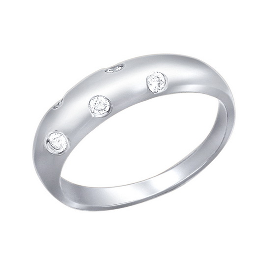 Серебряное кольцо 01К151848