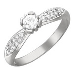 Серебряное кольцо 01К155183