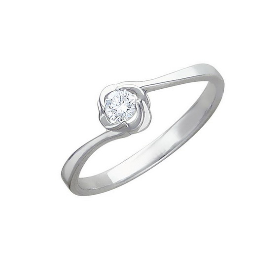 Серебряное кольцо 01К155759