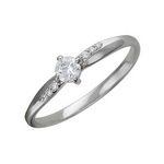 Серебряное кольцо 01К155829