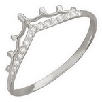 Серебряное кольцо 01К157379