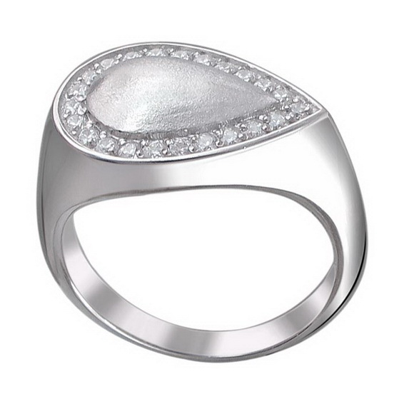 Серебряное кольцо 01К157523