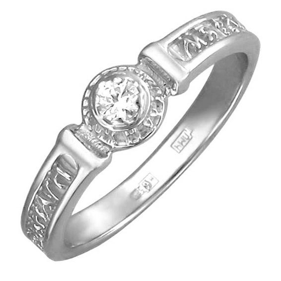 Серебряное кольцо 01К157992