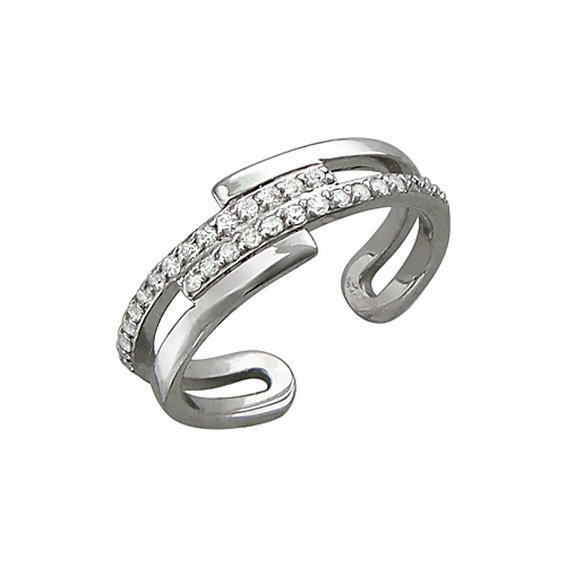 Серебряное кольцо 01К158023