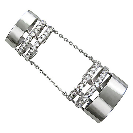 Серебряное кольцо 01К158089