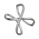 Серебряное кольцо 01К158096