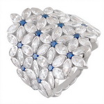 Серебряное кольцо 01К2511387-1