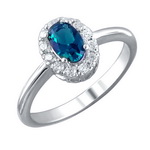 Серебряное кольцо 01К256899-1