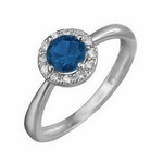 Серебряное кольцо 01К258521-1