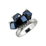 Серебряное кольцо 01К258704-1