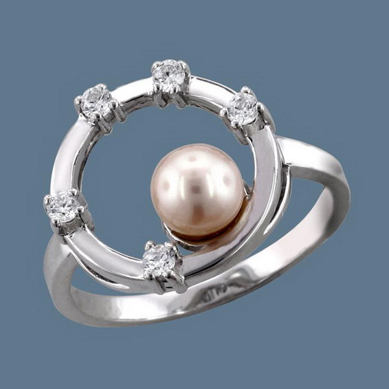 Серебряное кольцо 01К352716-3