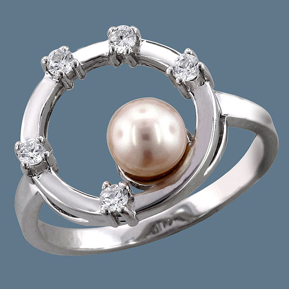 Серебряное кольцо 01К352716