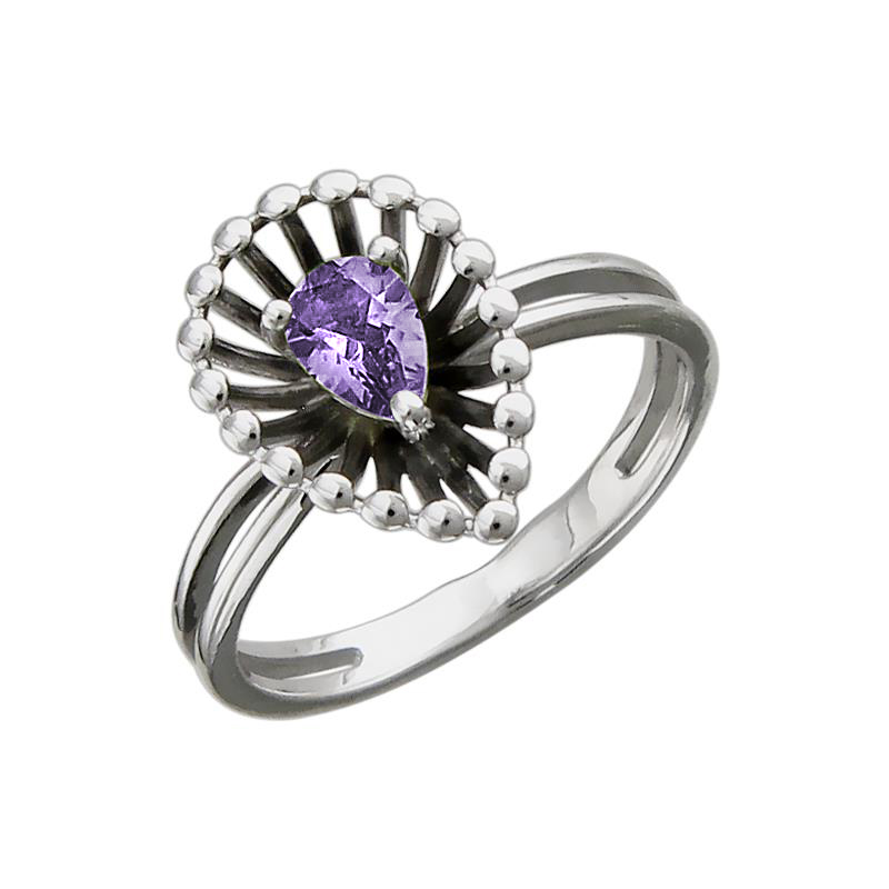 Серебряное кольцо 01К358001-1