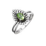 Серебряное кольцо 01К358001-2