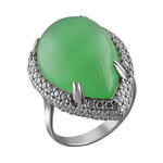 Серебряное кольцо 01К4511080-2