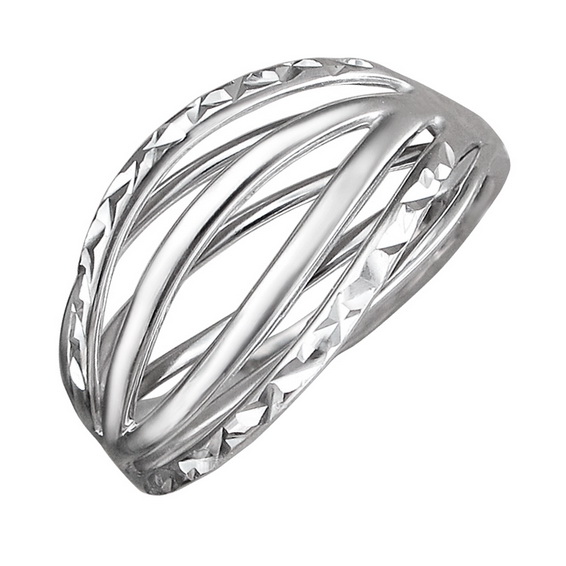 Серебряное кольцо 01К758556