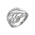 Серебряное кольцо 01К758603