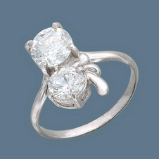 Серебряное кольцо 51К151712Р