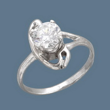 Серебряное кольцо 51К151726Р