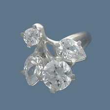 Серебряное кольцо 51К151736Р