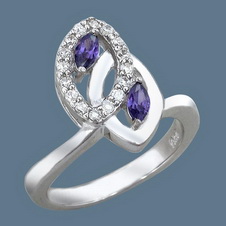 Серебряное кольцо С1К252219