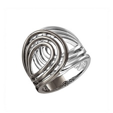 Кольцо из серебра Breuning 44-01484RN-9RdRt
