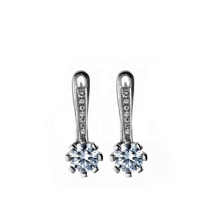 Серьги из серебра Fidelis D2641 Серьги из серебра Fidelis D2641