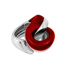 Кольцо из серебра Graziella Intrecci15-Red-RN-Rd