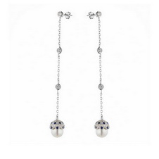 Серьги из серебра Fidelis SAM126E