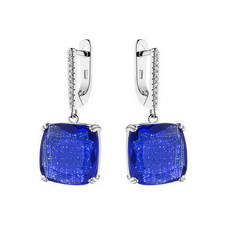 Серьги из серебра Fidelis SET12532E-bl