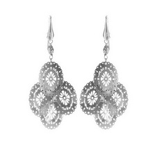 Серьги из серебра Fidelis SL F1 ORG 516-Rd